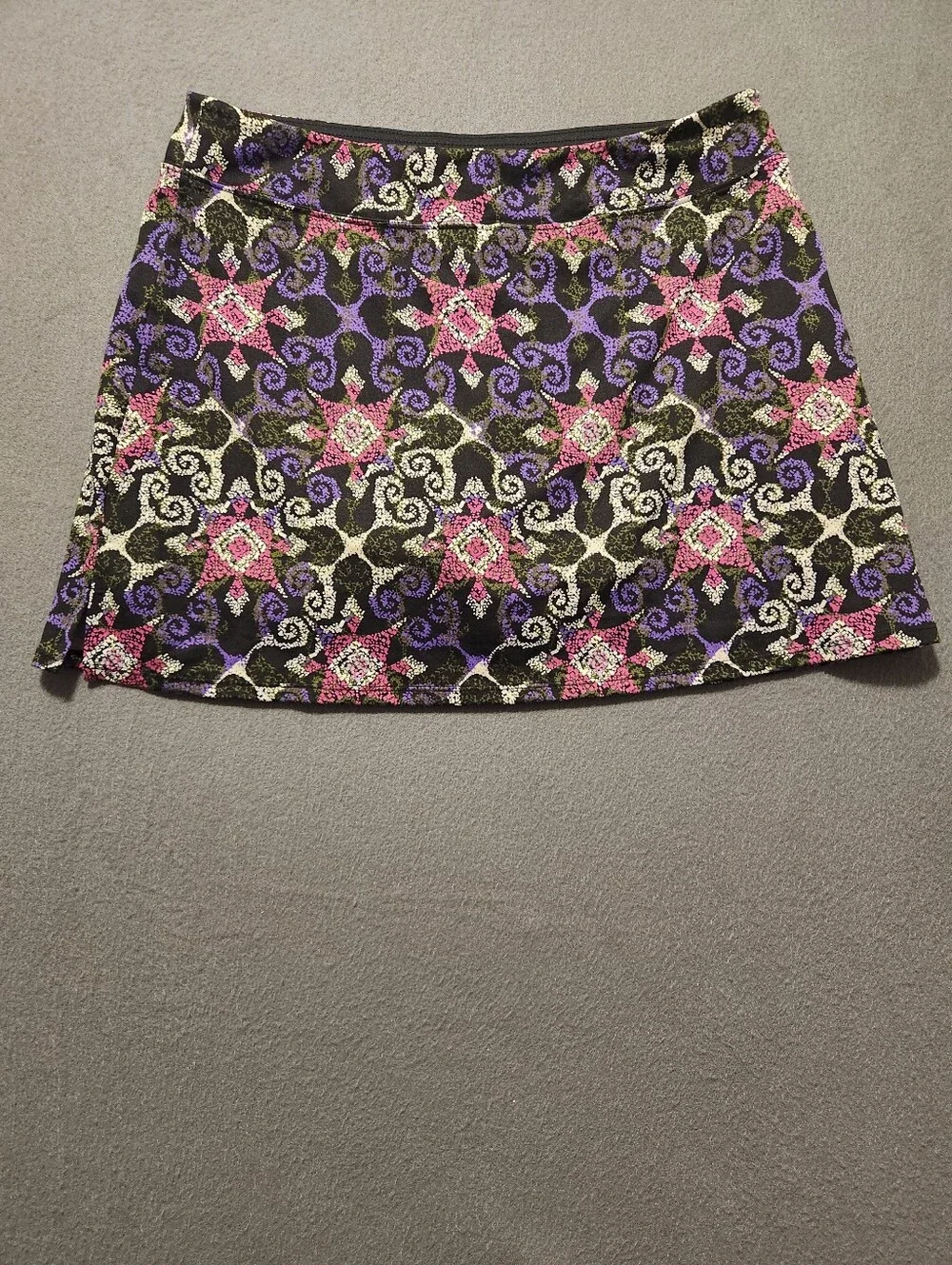 Tranquility Skort Women Size Large Multicolor Activewear Geometric Stretch